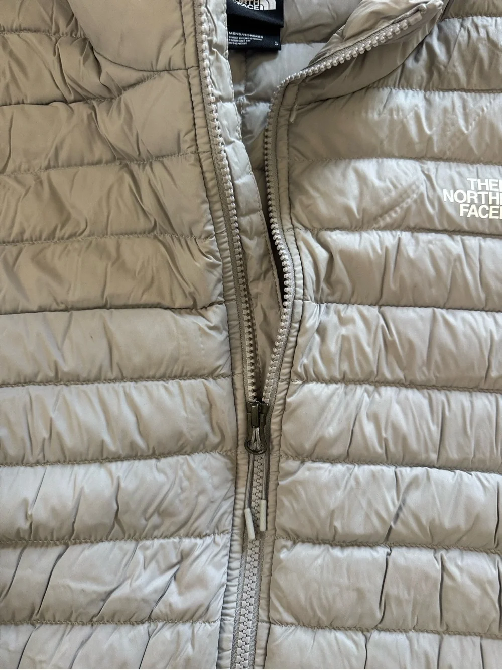 The North Face Men's ThermoBall Jacket in a light gray